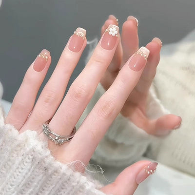 C030 เล็บปลอมสําเร็จรูป ทำด้วยมือ 10 ชิ้น/กล่อง แคทอาย หวานๆ ดีไซน์สวย ประณีต สวมง่าย ใช้ซ้ำได้ แถมฟรีชุดอุปกรณ์+กล่องเก็บเหล็ก
